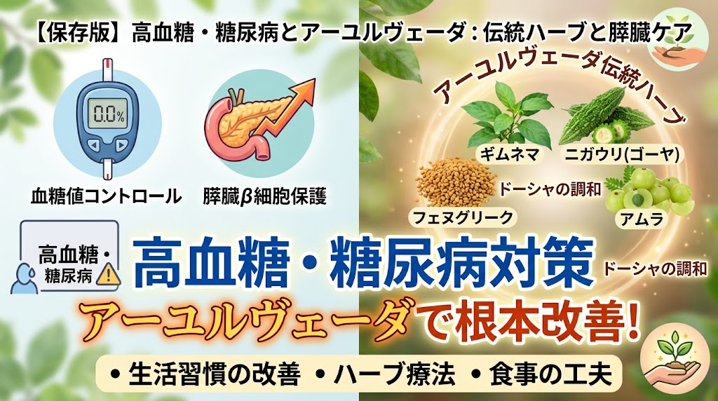 高血糖・糖尿病とアーユルヴェーダ