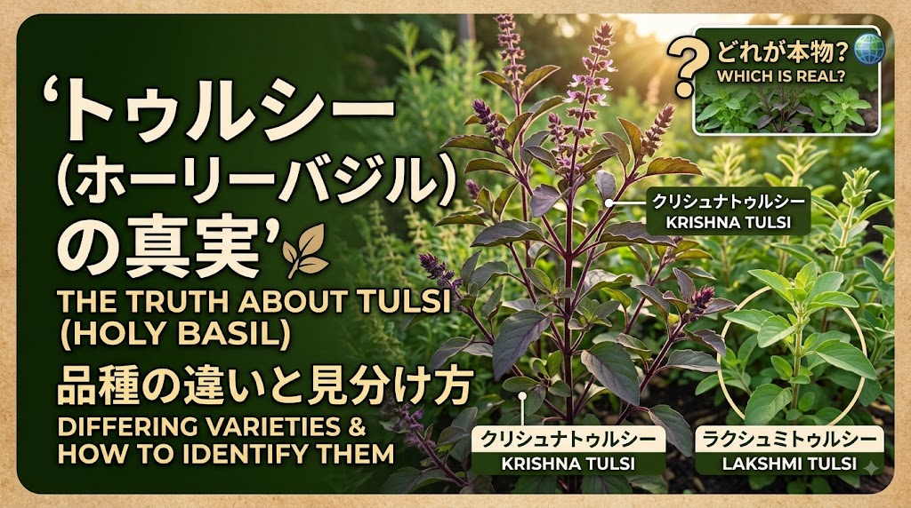 トゥルシー（ホーリーバジル）の種類と混同について