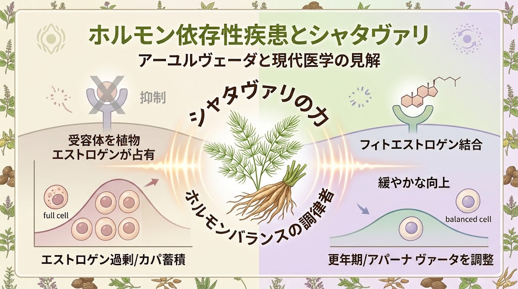 ホルモン依存性疾患とシャタヴァリについて