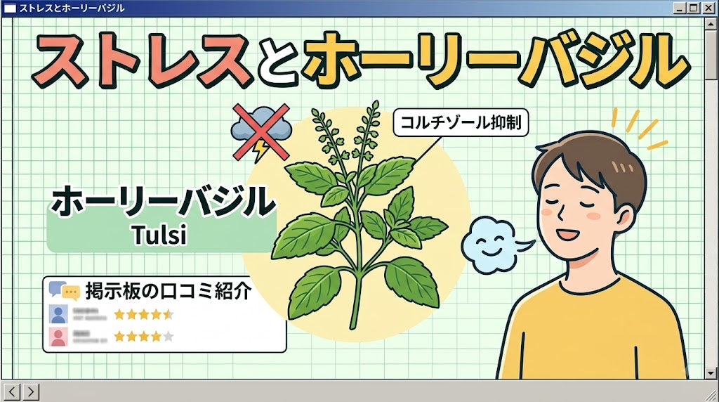鬱とトゥルシー（ホーリーバジル）